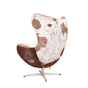 Arne Jacobsen Leather Iconic Egg Chair Replica